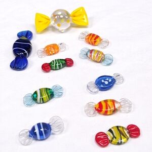 Murano Colorful Candy Glass Art Collection